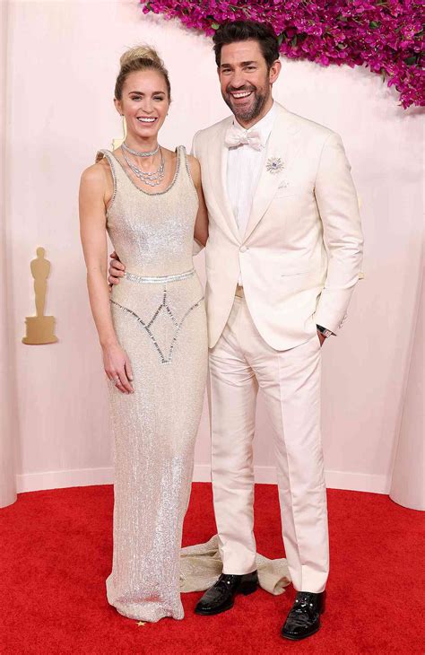 emily.blunt oscars dress|emily blunt john krasinski oscars.